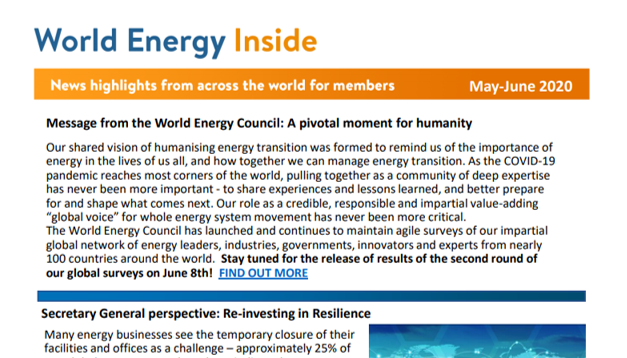 Доступен новый номер World Energy Inside