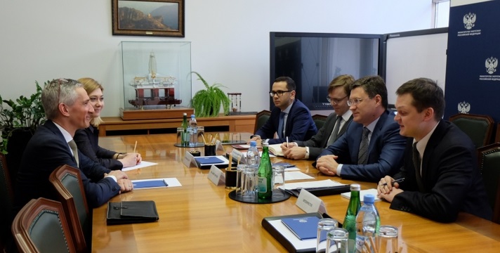Александр Новак встретился с генеральным секретарём МИРЭС Кристофером Фраем